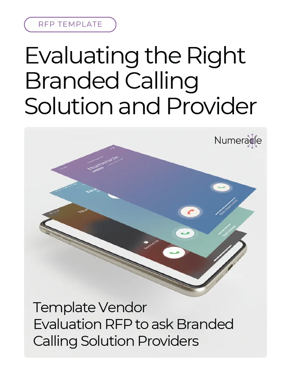 Evaluating the Right Branded Calling Solution and Provider - Template RFP Cover